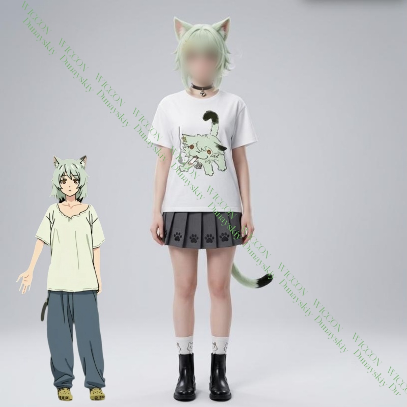 Chainsmoker Cat Yaniko Satou C - Anime Merchandise T-Shirts review and price