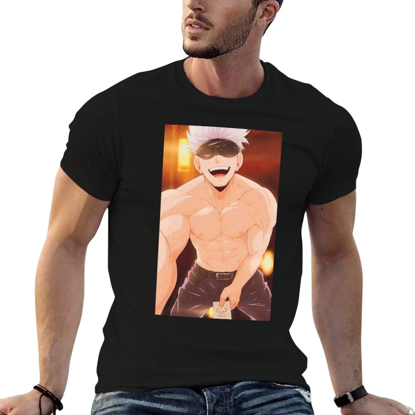 Gojo Satoru Merchandise T-Shir - Anime Merchandise T-Shirts review and price