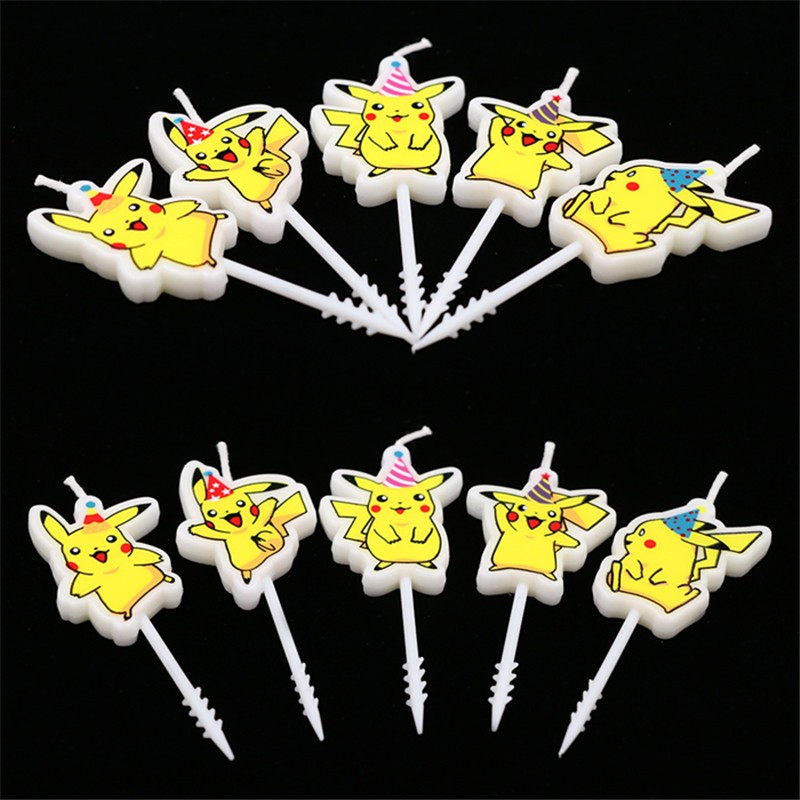 5pcs/lot Pokemon Birthday Cake - Pokemon Anime Merchandise review and price