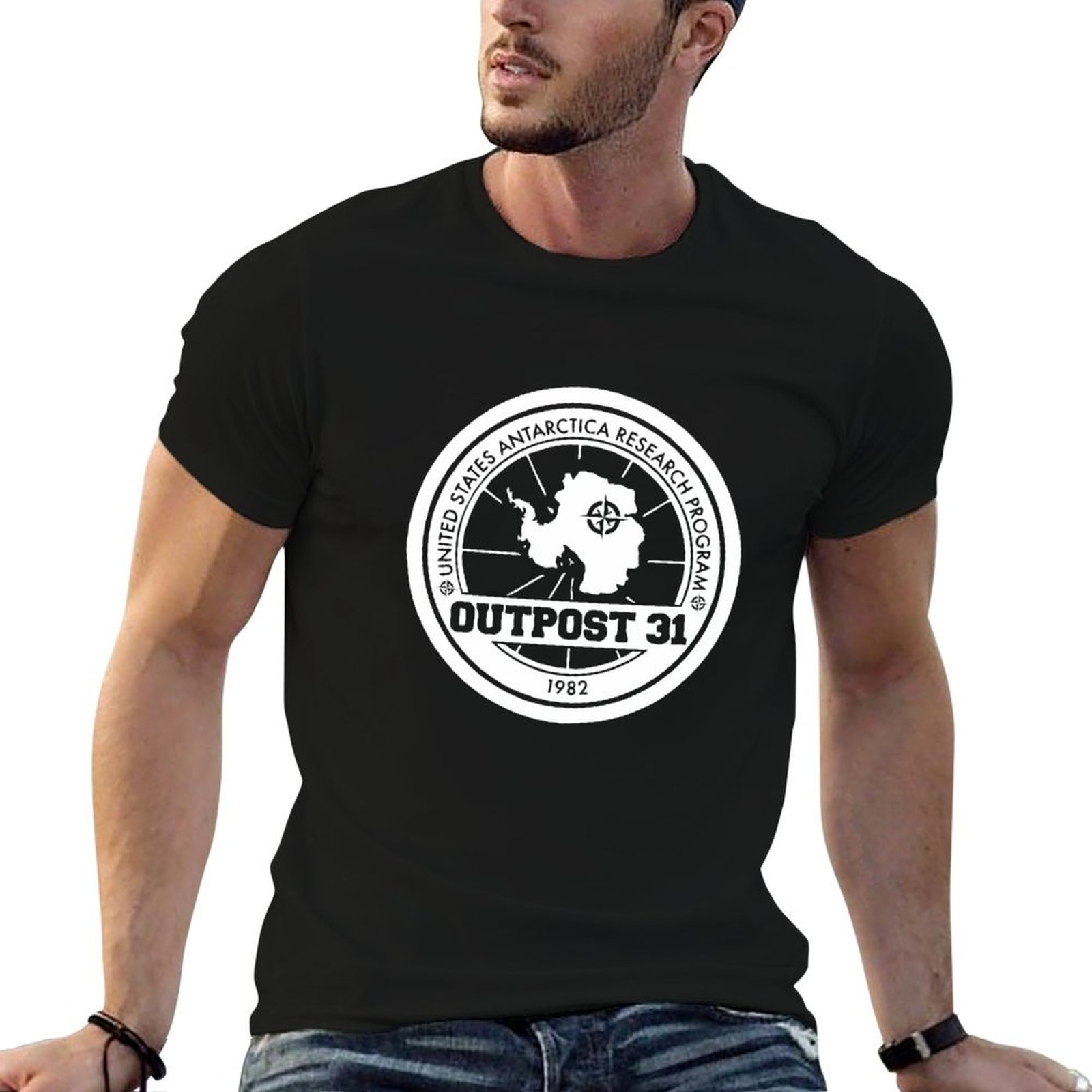 Outpost 31 Logo MERCHANDISE T- - Anime Merchandise T-Shirts review and price