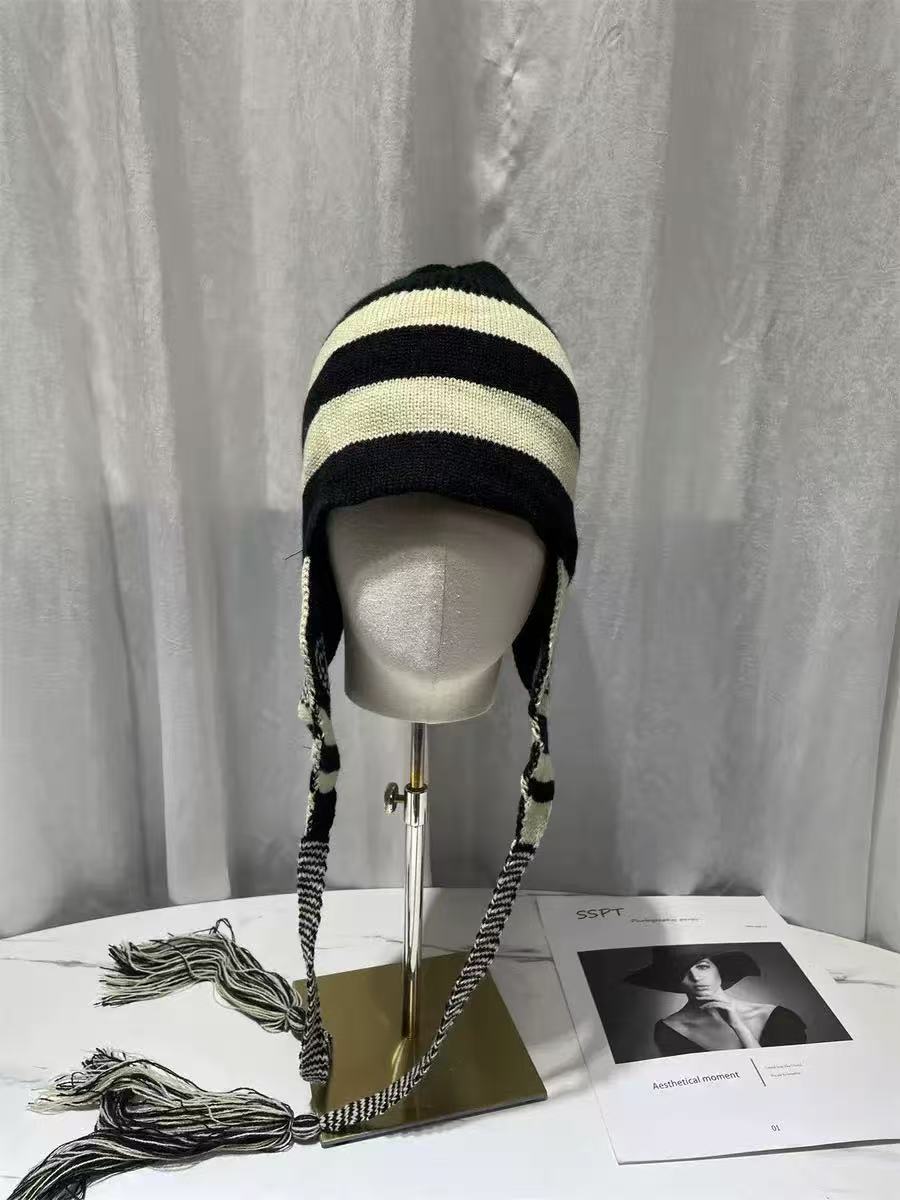 Anime NANA Hat Stripe Tassel E - Nana Anime Merchandise review and price